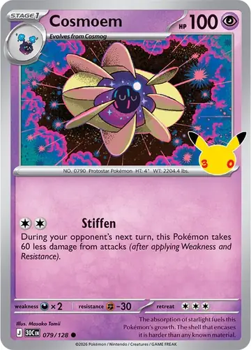 Cosmoem 30th Celebration Pok&eacute;mon TCG 079/128