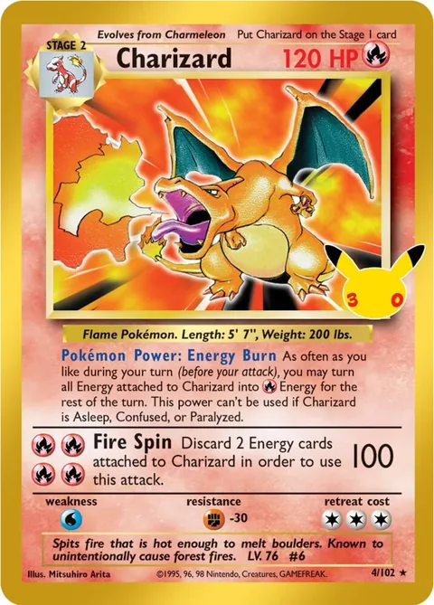 Charizard Classic Collection 4/102