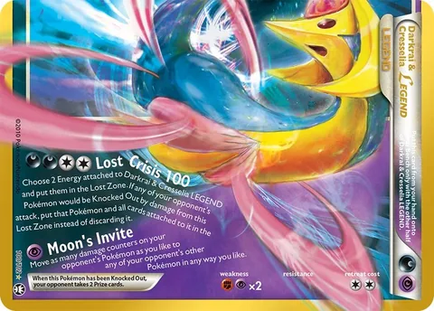 Darkrai & Cresselia Legend (Bottom) Classic Collection 100/102