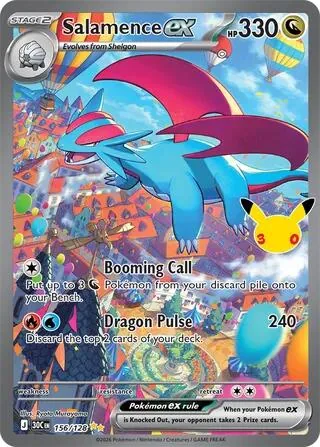 Salamence ex 156/128 30th Celebration