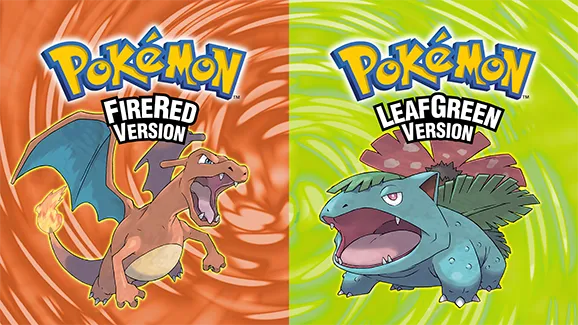 Pokémon FireRed and LeafGreen logos