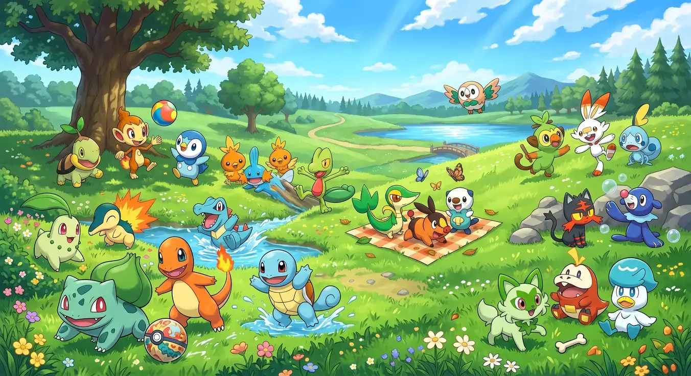 Pokémon TCG First Partner Illustration Collections — Series 1, 2 & 3