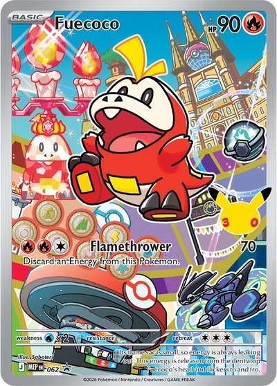 Fuecoco promo card MEP 062