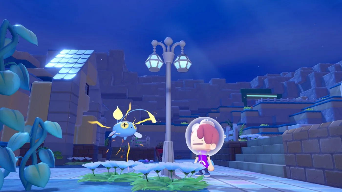 Chinchou in an underwater street habitat in Bubbly Basin