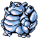 Blastoise as redrawn for Pocket Monsters Blue and used in English Red and Blue