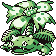 Venusaur as drawn for Pocket Monsters Red and Green