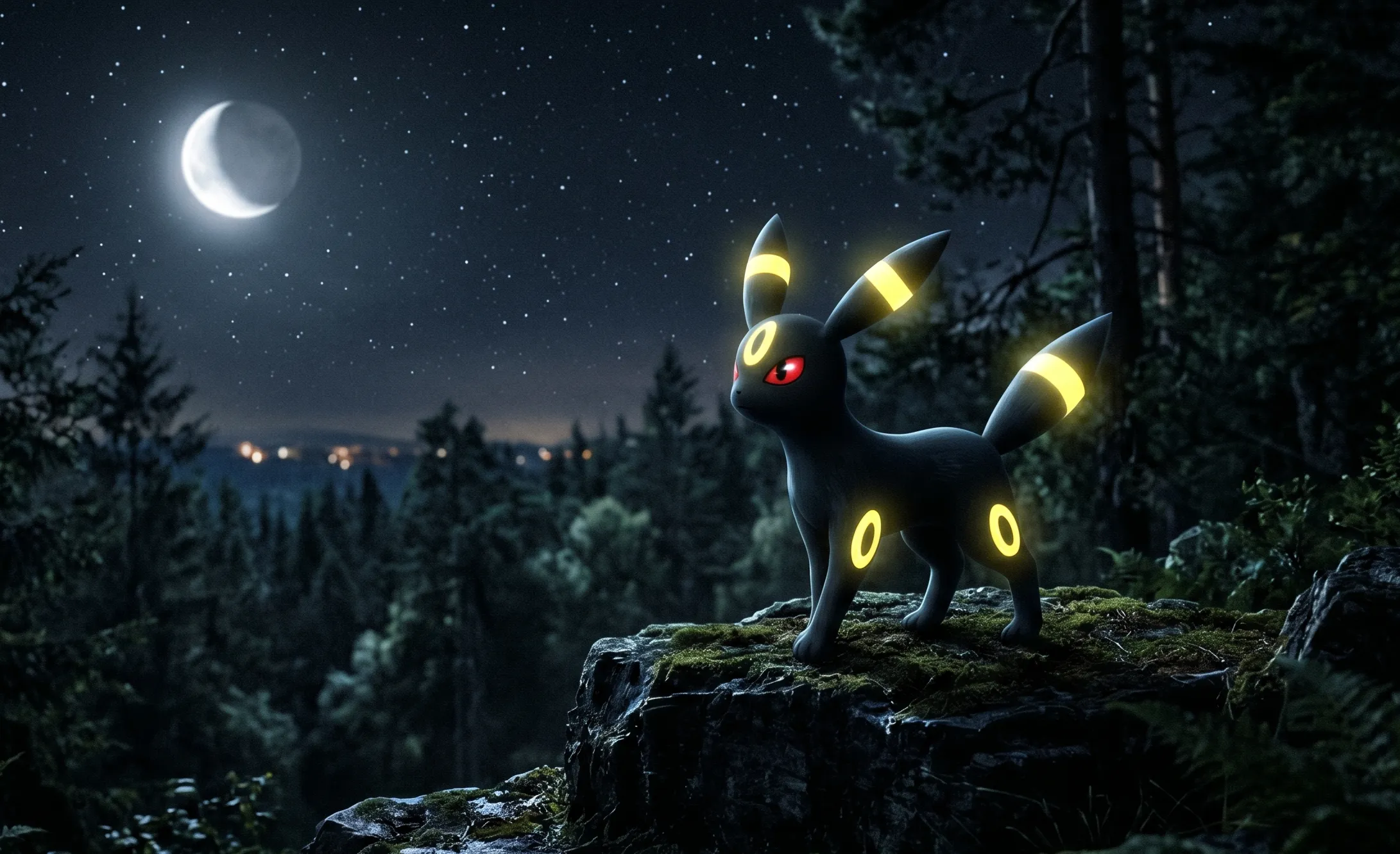 A collection of valuable Umbreon Pokémon TCG cards arranged against a dark background