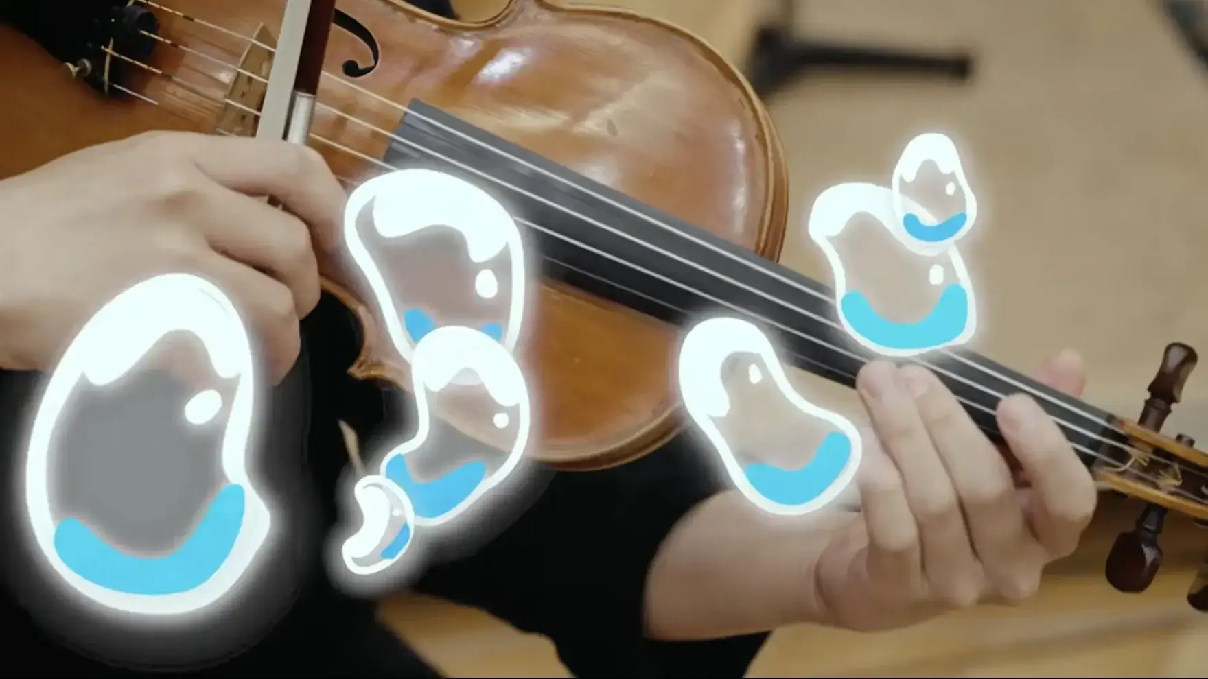 The ocean archipelago of the Pokémon Winds and Pokémon Waves region as shown in the main theme video