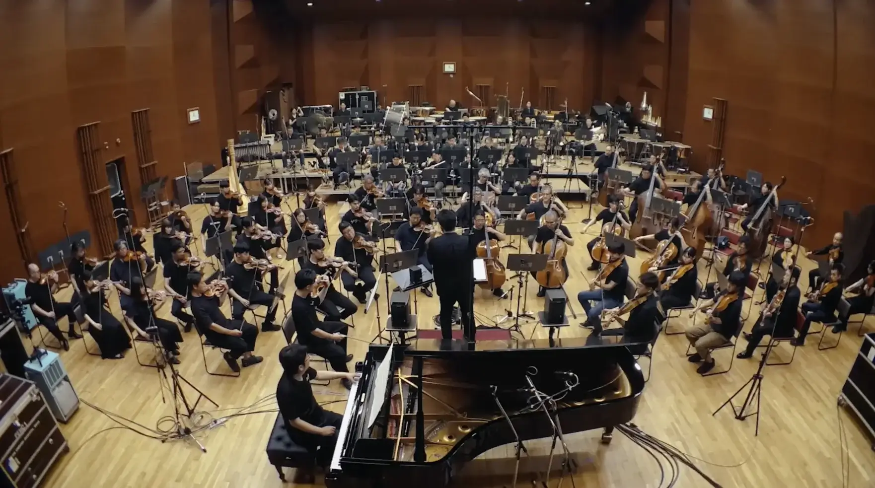 The NHK Symphony Orchestra performing the Pokémon Winds and Pokémon Waves main theme