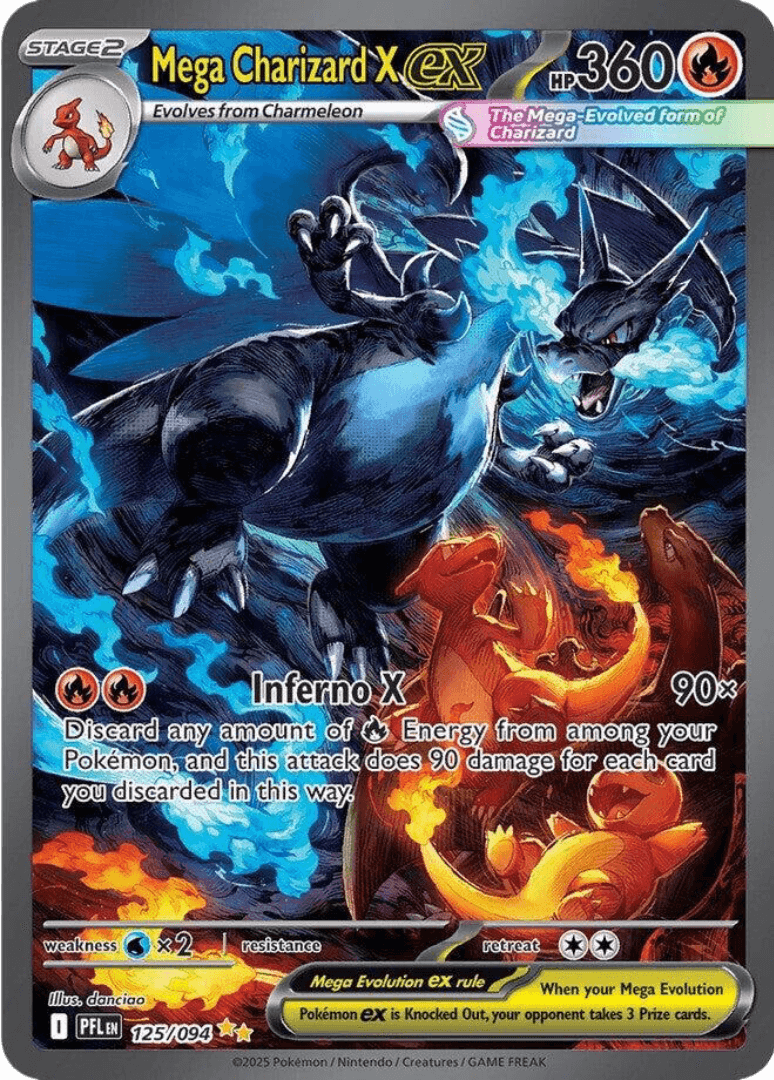 Charizard 125/094 - Phantasmal Flames Chase Card