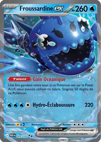 Wishiwashi ex &mdash; Delta Reign 029/103 (French scan)