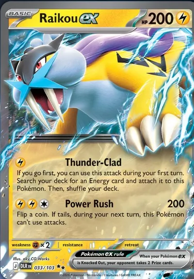 Raikou ex &mdash; Delta Reign 033/103