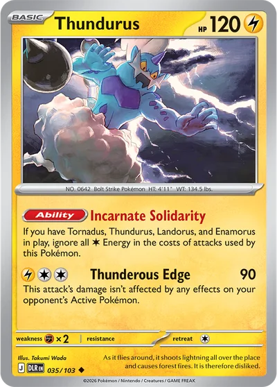 Thundurus &mdash; Delta Reign 035/103