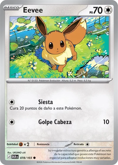 Eevee &mdash; Delta Reign 078/103 (Spanish scan)