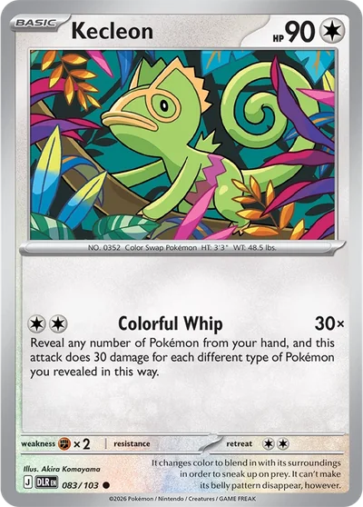 Kecleon &mdash; Delta Reign 083/103