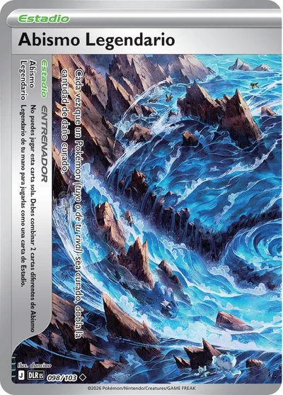 Legendary Ocean Trench &mdash; Delta Reign 098/103 (Spanish scan)