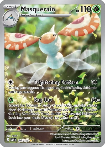 Masquerain &mdash; Delta Reign 104/103