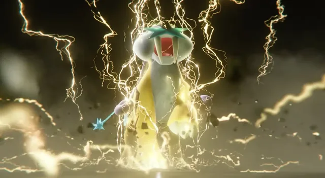 Raikou in the Pok&eacute;mon TCG ex Star teaser