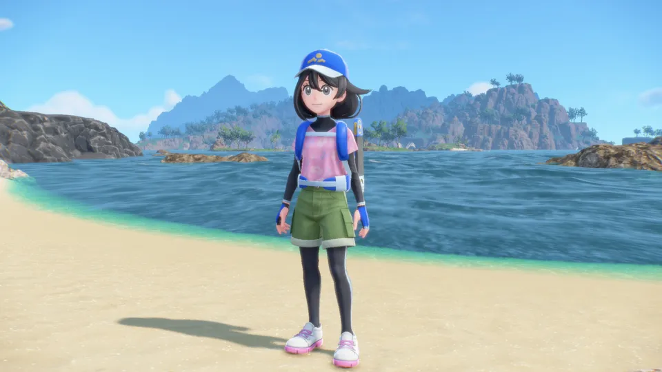 The player character in Pokémon Waves