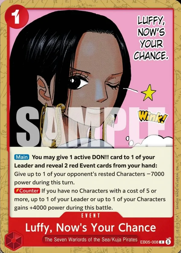 Luffy, Now's Your Chance · EB05-008 · Common