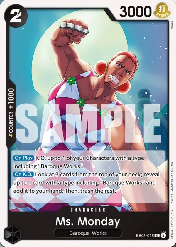 Ms. Monday · EB05-045 · Common