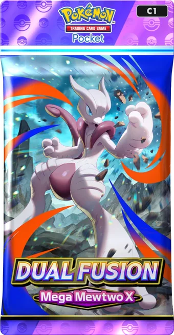 Dual Fusion Mega Mewtwo X booster pack
