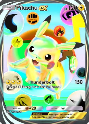 Pikachu ex immersive card by YOSHIROTTEN
