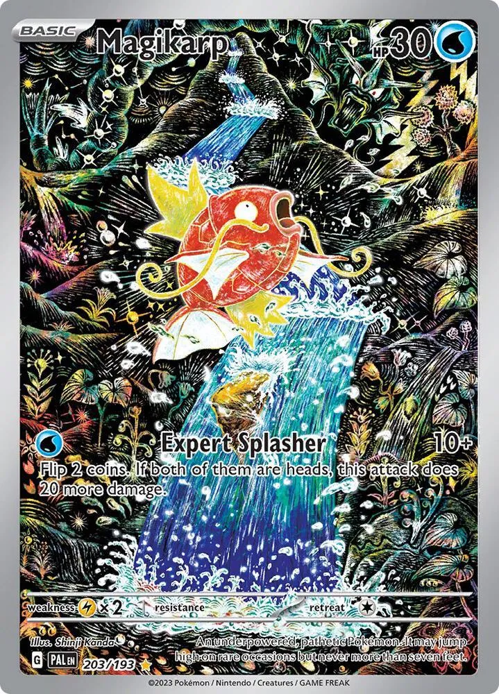 Magikarp 203/193 Illustration Rare by Shinji Kanda
