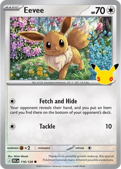Eevee promo card