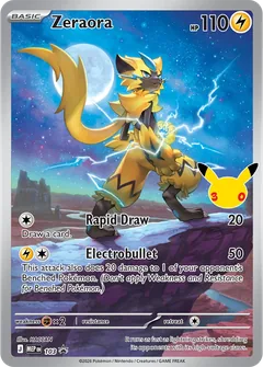 Zeraora promo card