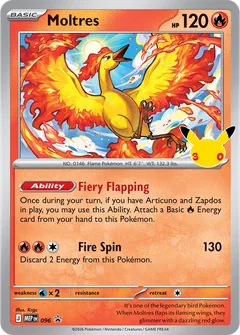 Moltres promo card