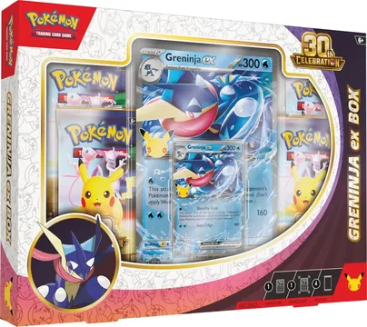 Pokémon TCG 30th Celebration Pokémon ex Box - Greninja ex