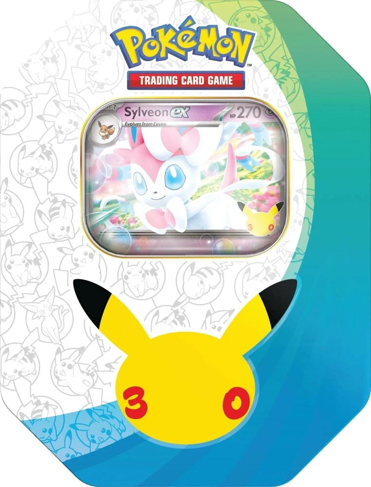 30th Celebration ex Tin - Random Design: Sylveon ex or Greninja ex (English)