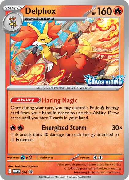 Delphox Prerelease Promo